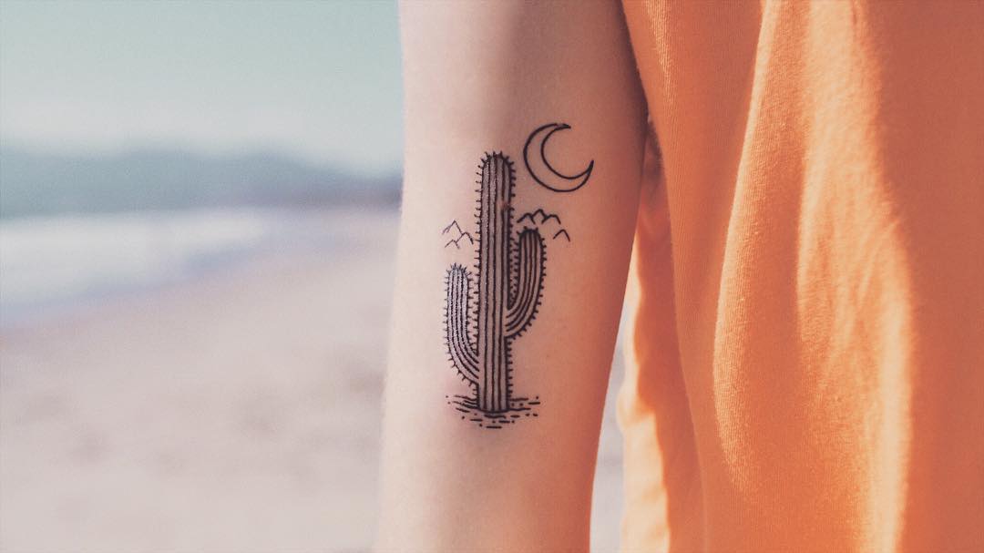 Minha tattoo de cacto
