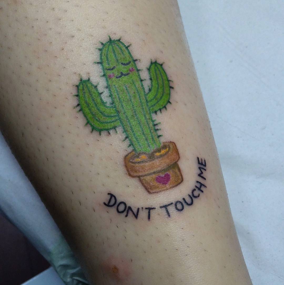 40 tatuagens de cactos e suculentas para se encantar