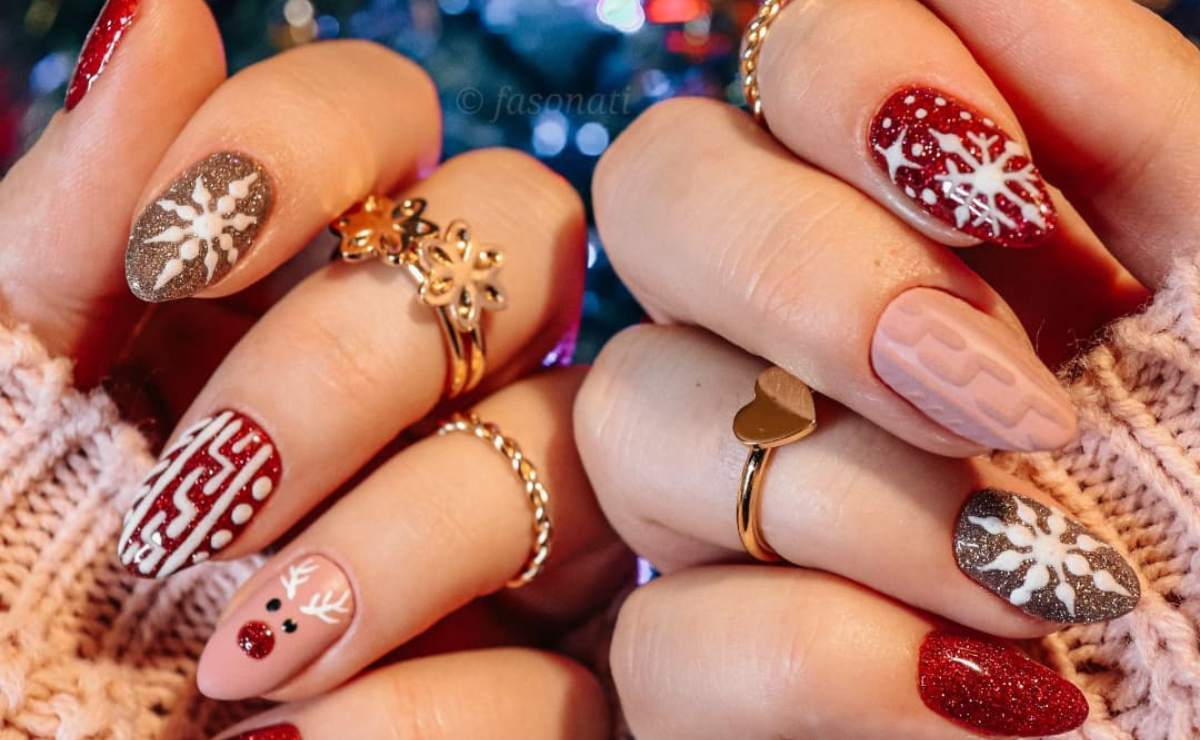 Unhas de Natal: 90 ideias para entrar com tudo nesse clima Unhas de Natal: 90 ideias para entrar com tudo nesse clima