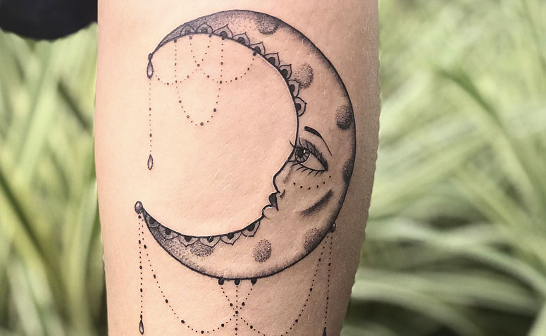 20 fotos que vão te fazer querer uma tatuagem de lua
