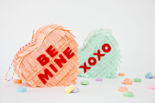 DIY Conversation Heart Pinata