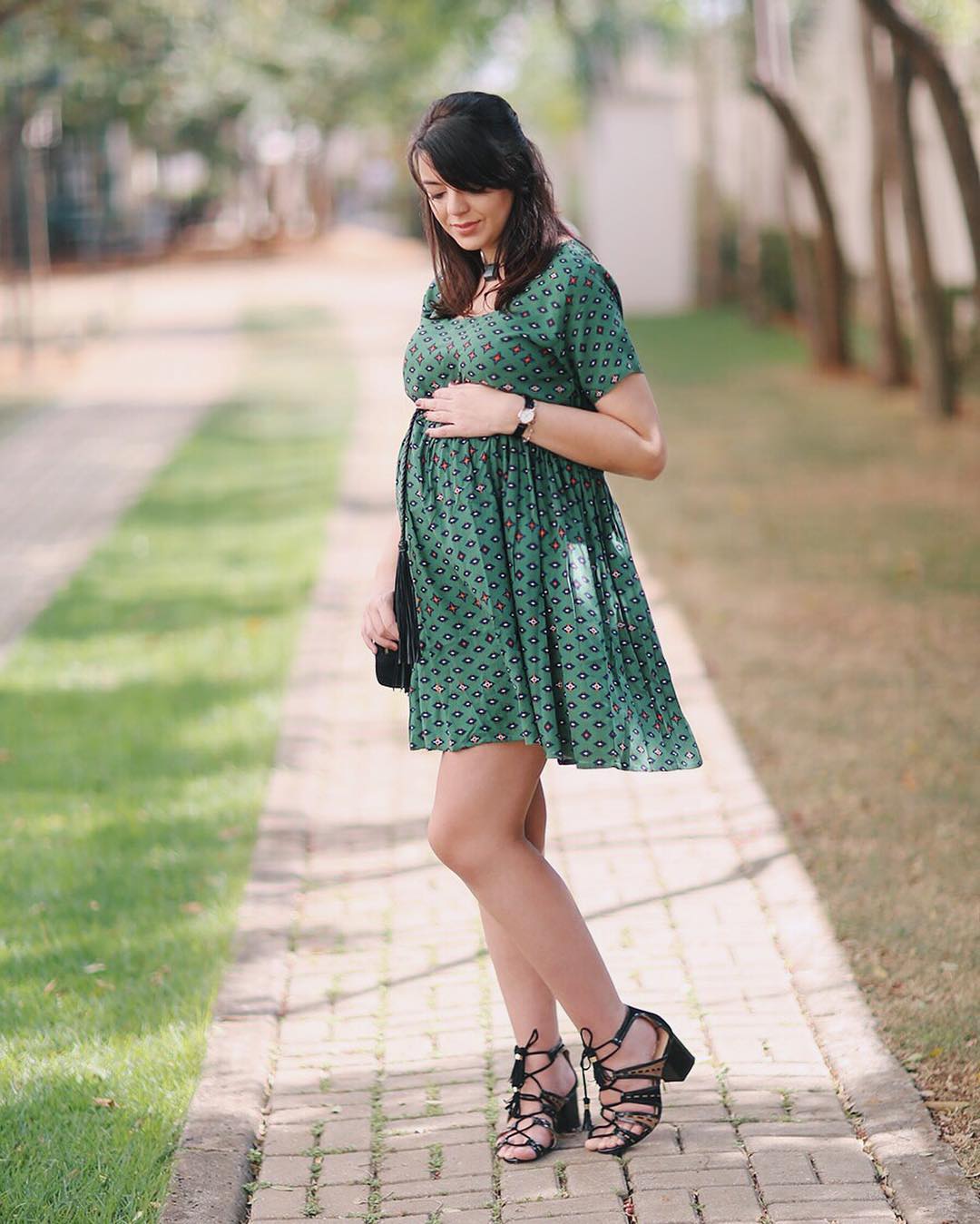 vestidos soltos para gestantes