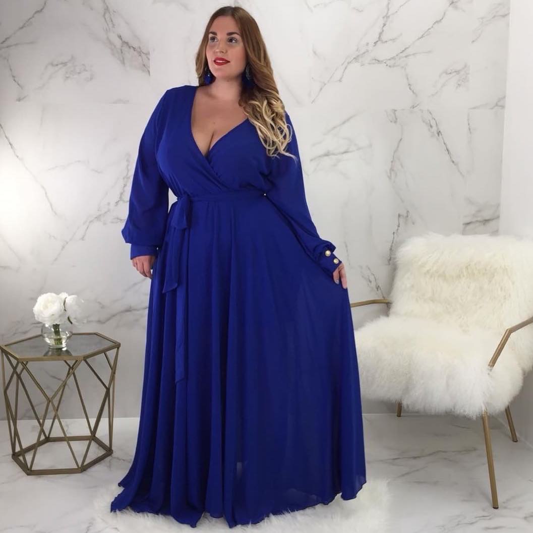 vestidos chiques plus size