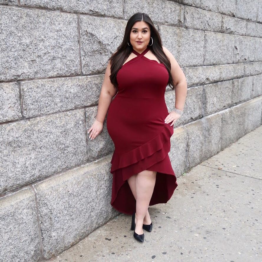 vestidos finos plus size