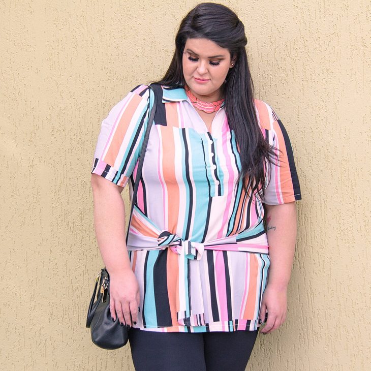 blusas plus size modernas