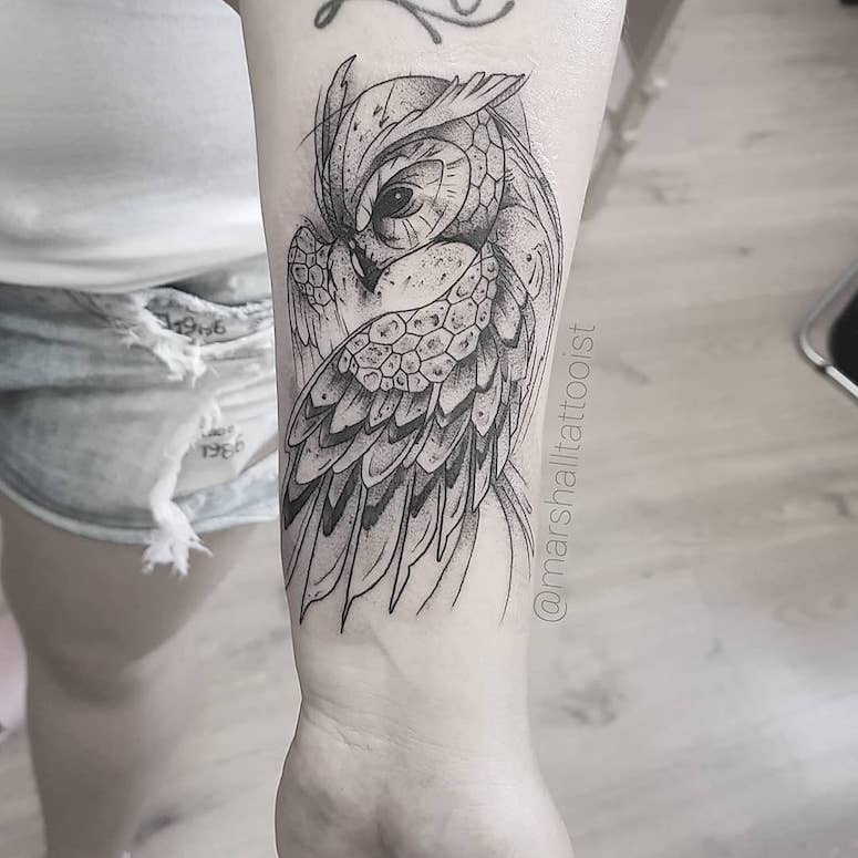 Tatuagem de coruja 100 inspirações incríveis que vão
