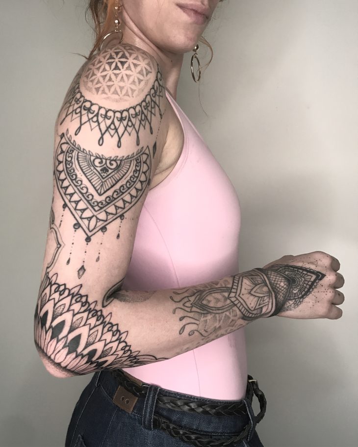 Antebraço e mão tatuagem Pin Em Tatuagens Femininas