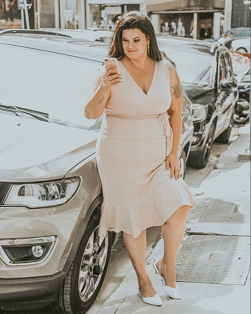 vestido para casamento civil plus size