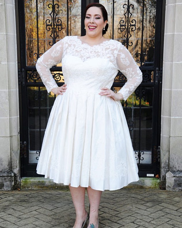 vestido casamento cartorio plus size