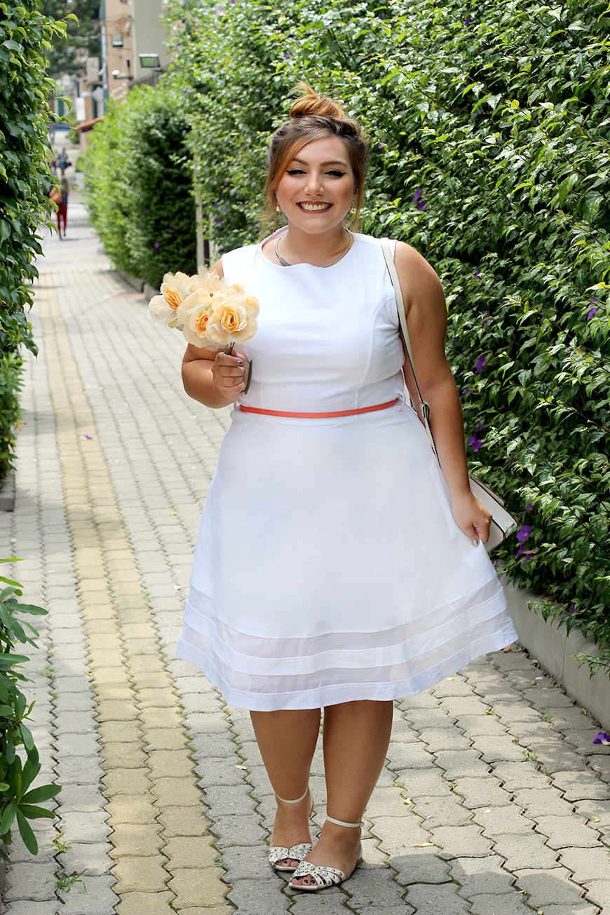 vestido para casamento no civil plus size