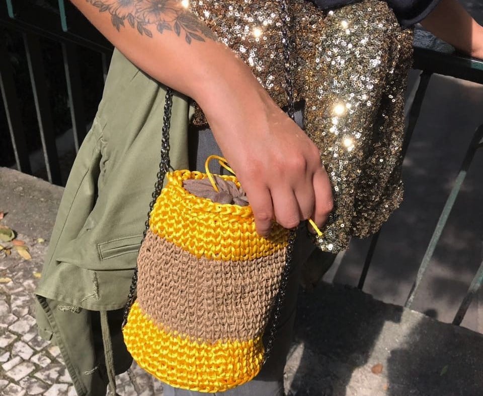 Biquíni de Crochê Amarelo Pequena Sereia - Fashion Crochê