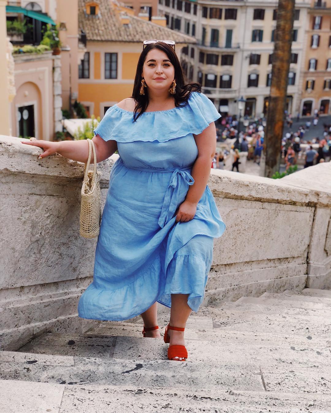 modelos de vestido jeans plus size