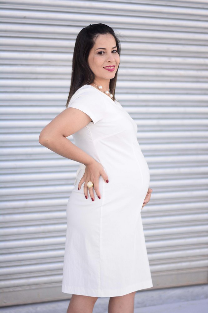 vestidos para gestantes simples