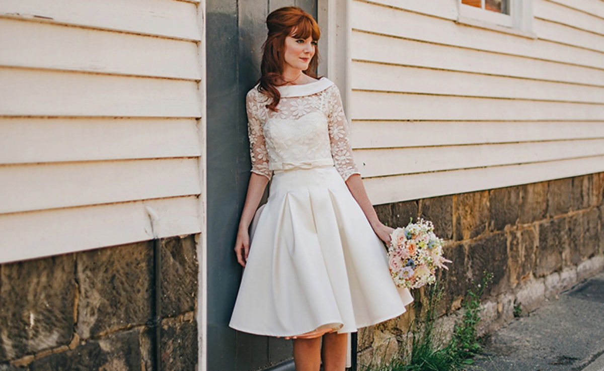 modelo de vestido para casamento curto