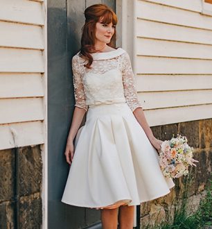 Vestido de noiva curto: 62 modelos charmosos para cerimônias modernas