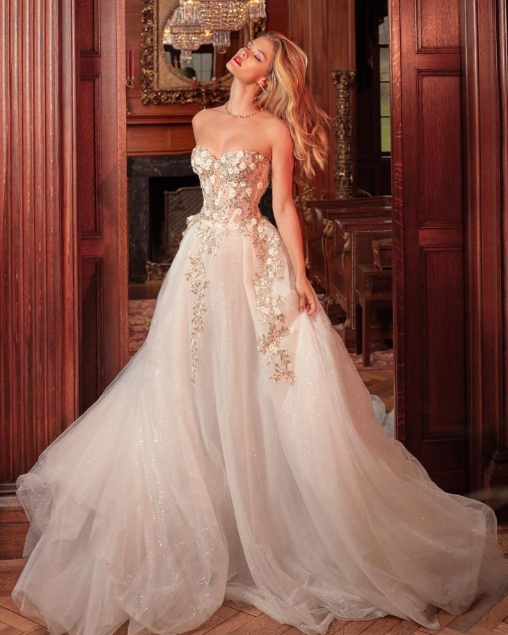 vestido de noiva classico princesa