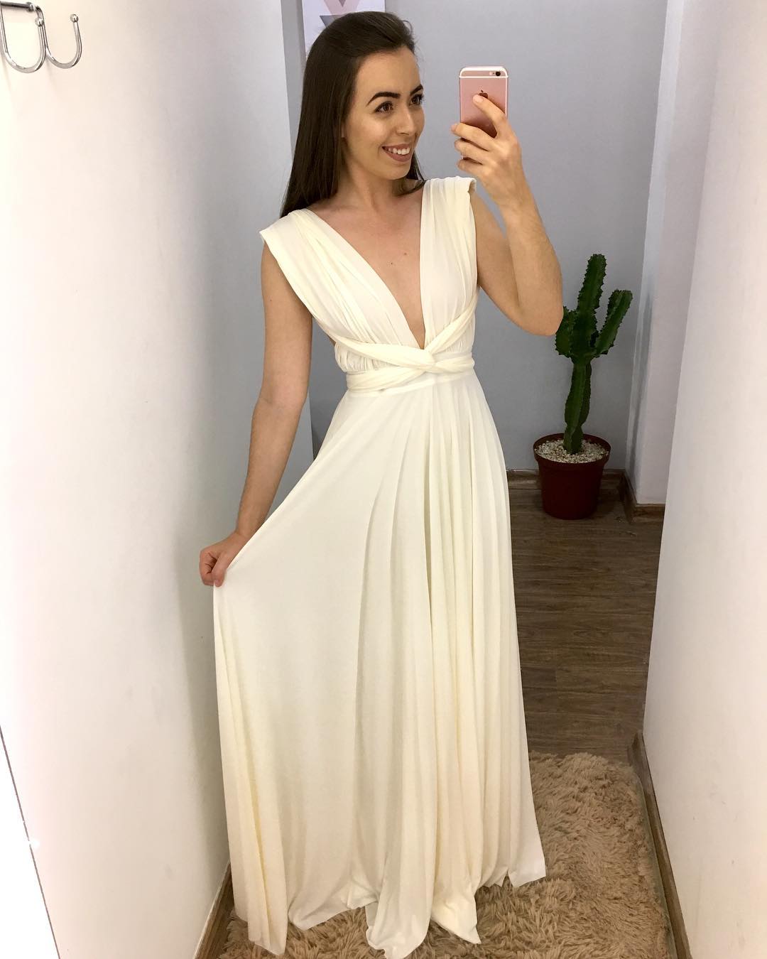 vestido simples para noivado