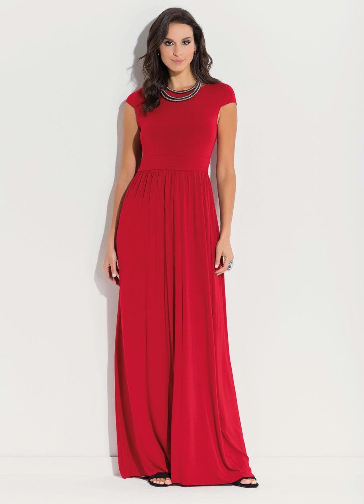 Quimica da Gabi: Vestido vermelho longo: 50 inspirações para arrasar e ...