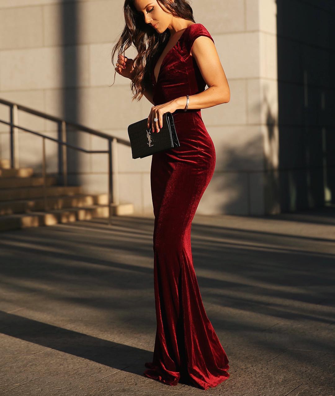 vestidos de formatura longos vermelho