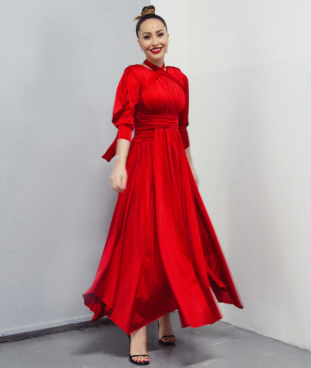 vestido formatura direito vermelho