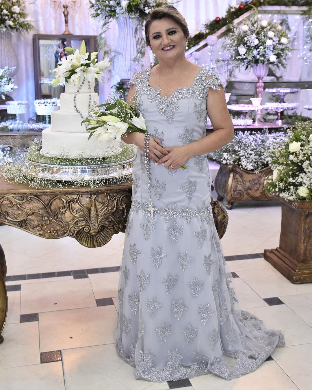 vestido de bodas de prata