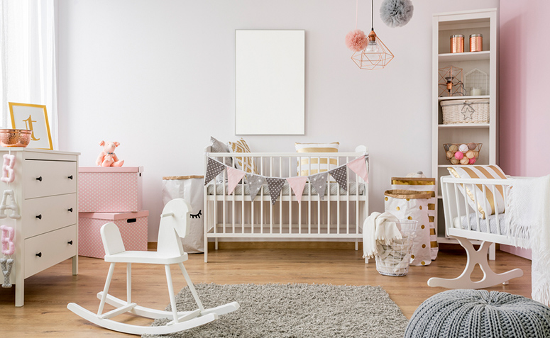 70 projetos de quarto de bebê feminino lindos e aconchegantes