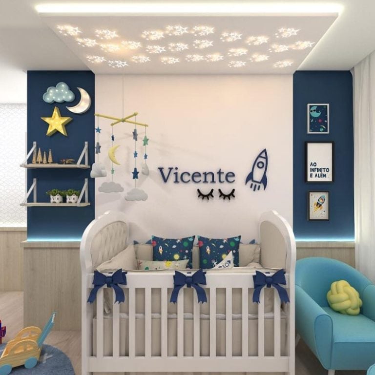 Quarto de bebê masculino: 70 ideias que são uma fofura