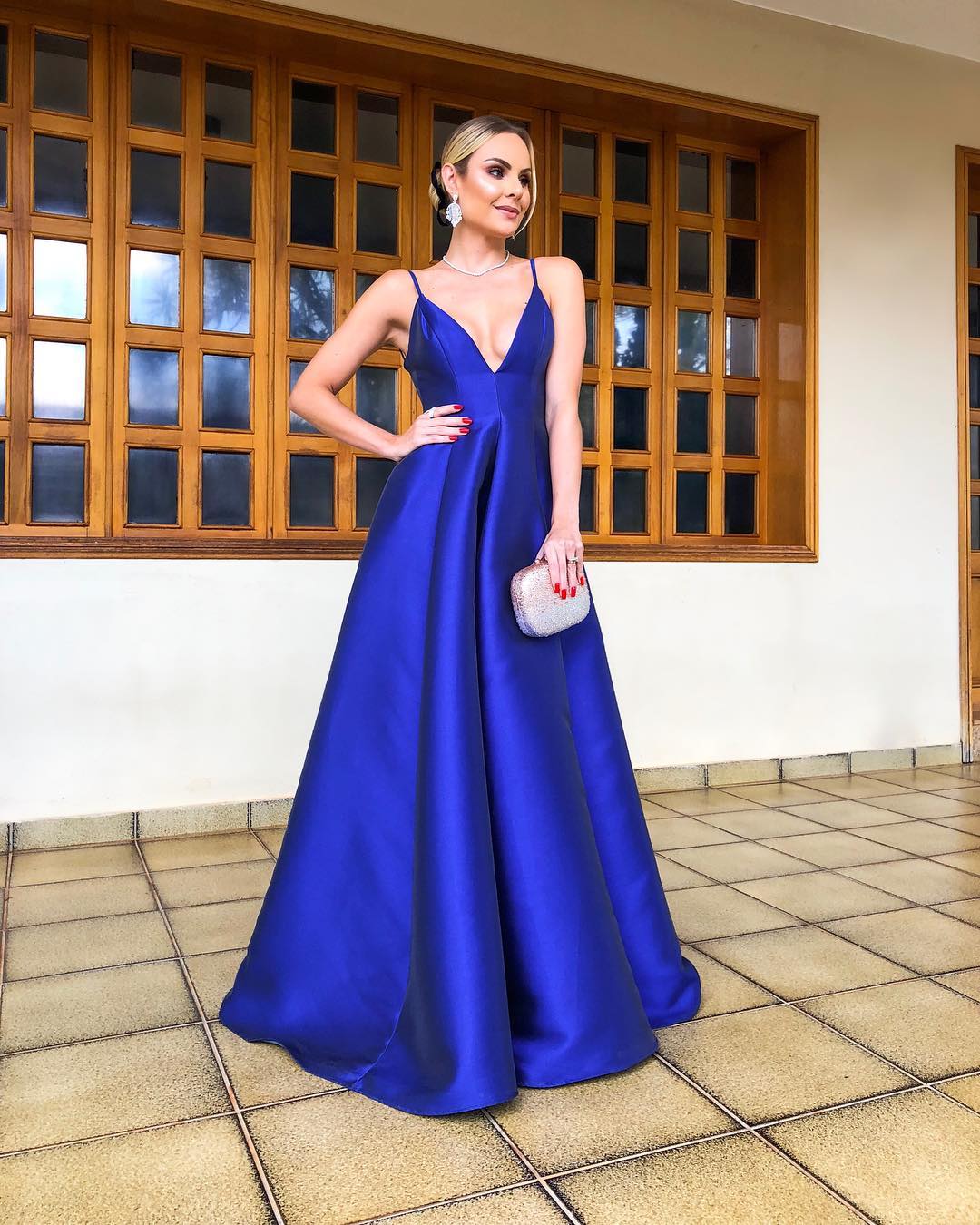 vestido sarja com elastano