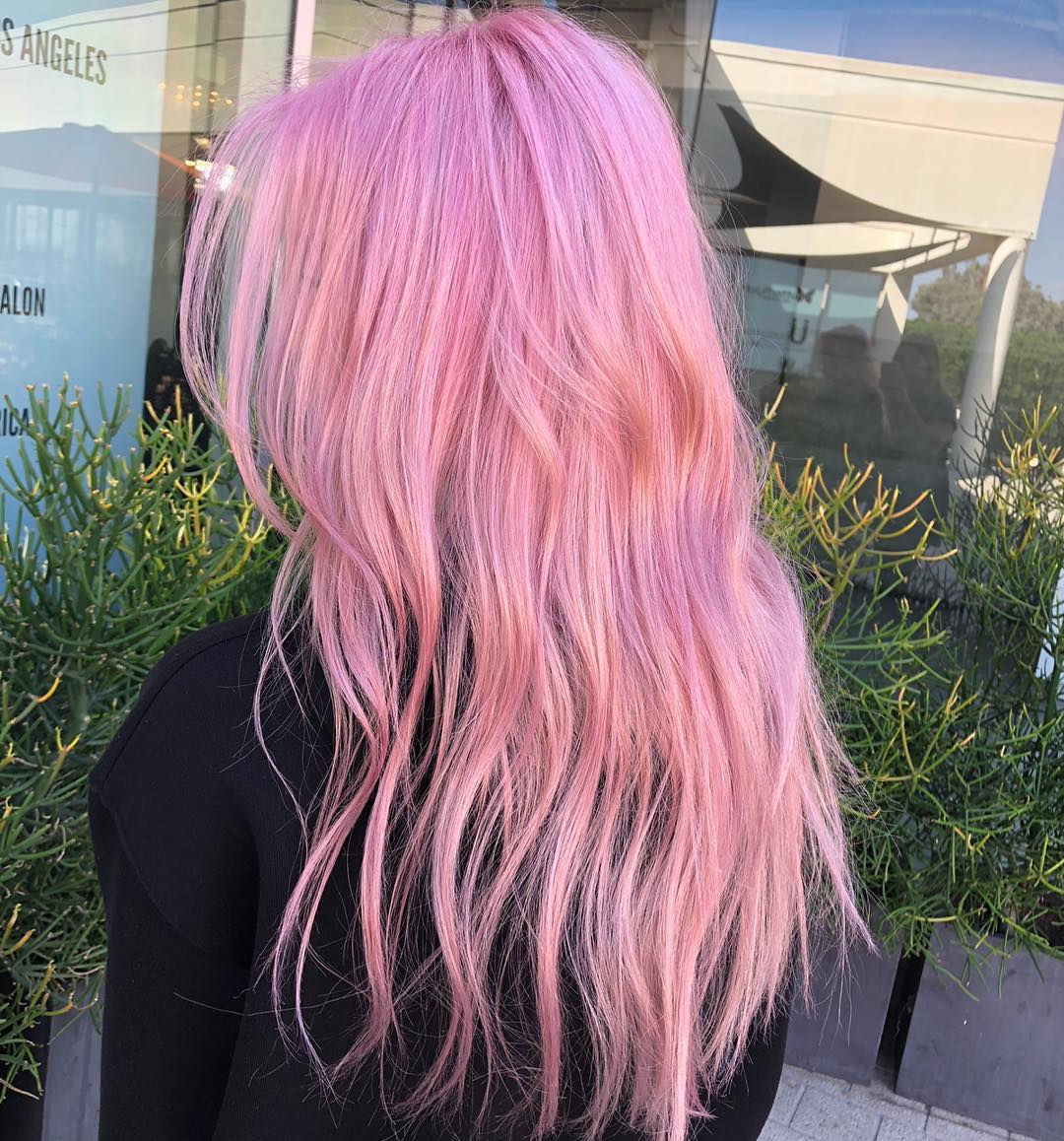 Featured image of post Cabelo Rosa Pastel Pontas Ideal para su apoyo foto decorar su cocina celebraci n de cumplea os o cualquier celebraci n