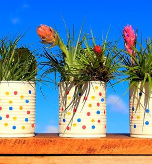 Latas decoradas: tutoriais e 80 modelos para reciclar fazendo arte