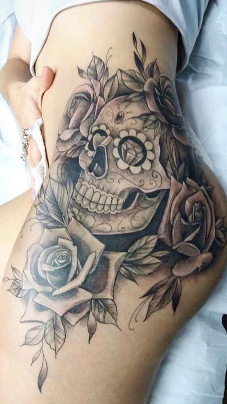 Featured image of post Fotos De Tatuagem Caveira Mexicana Feminina Cr nio de a car um s mbolo do dia mexicano dos mortos