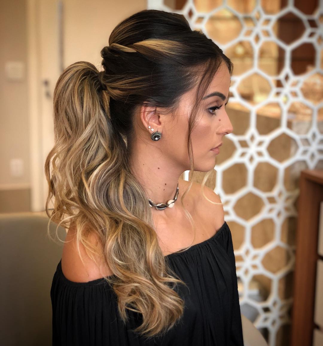 Penteado rabo de cavalo: 70+ ideias e tutoriais para um visual clássico –  Mari Carvalho