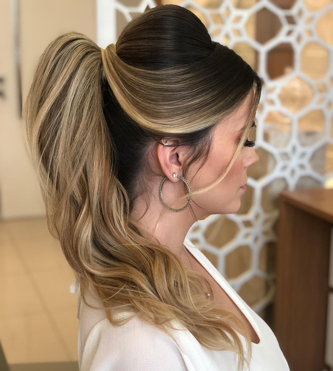 Penteado rabo de cavalo