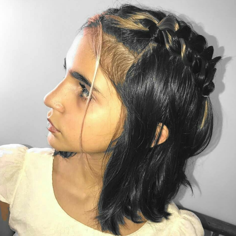 Penteado Infantil Fácil Para Cacheadas Na Diagonal