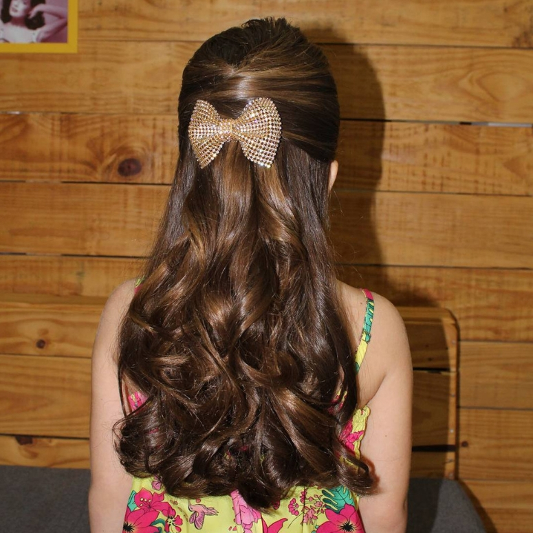 Penteado Infantil fácil para festas e passeios😍💕 