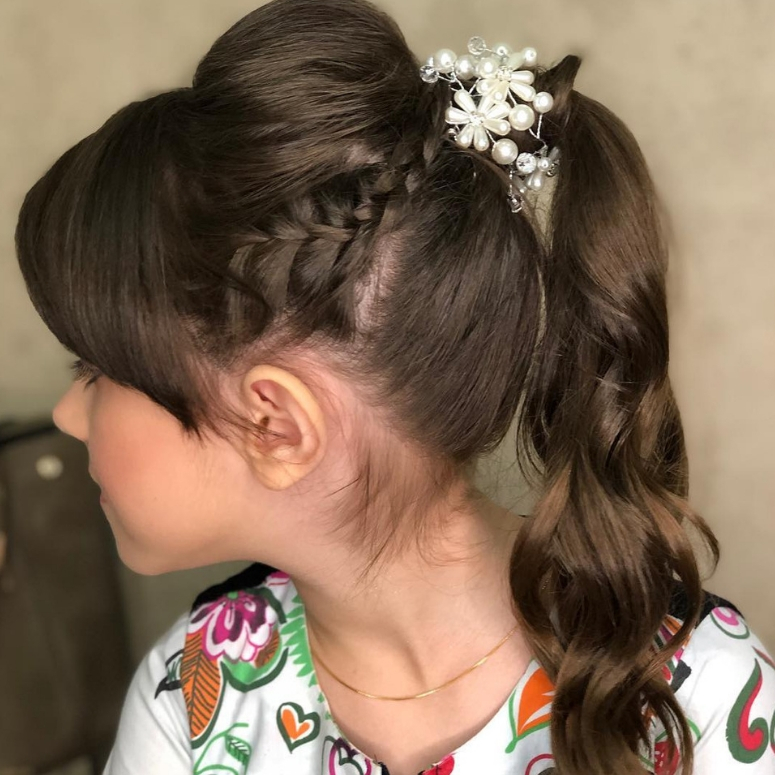 Penteado Infantil fácil para festas e passeios😍💕 