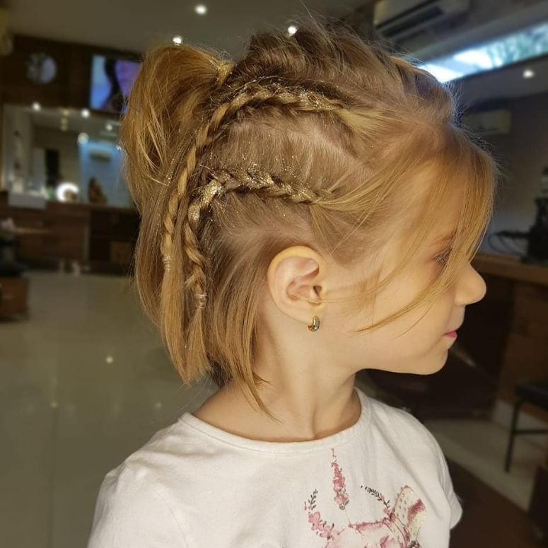 Penteado Infantil Fácil com Ligas, Coque ou Amarração para Festas e  Formaturas⚘, Easy Hairstyle for Girls