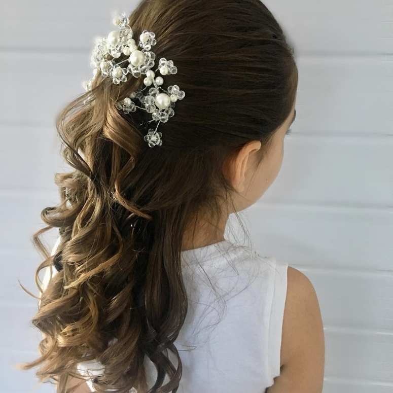 Penteado Infantil fácil para festas e passeios😍💕 