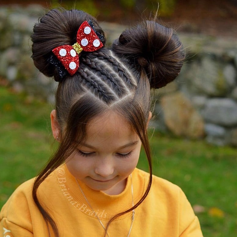 42+ Ideias de Penteado de Casamento para Cabelo Cacheado Infantil