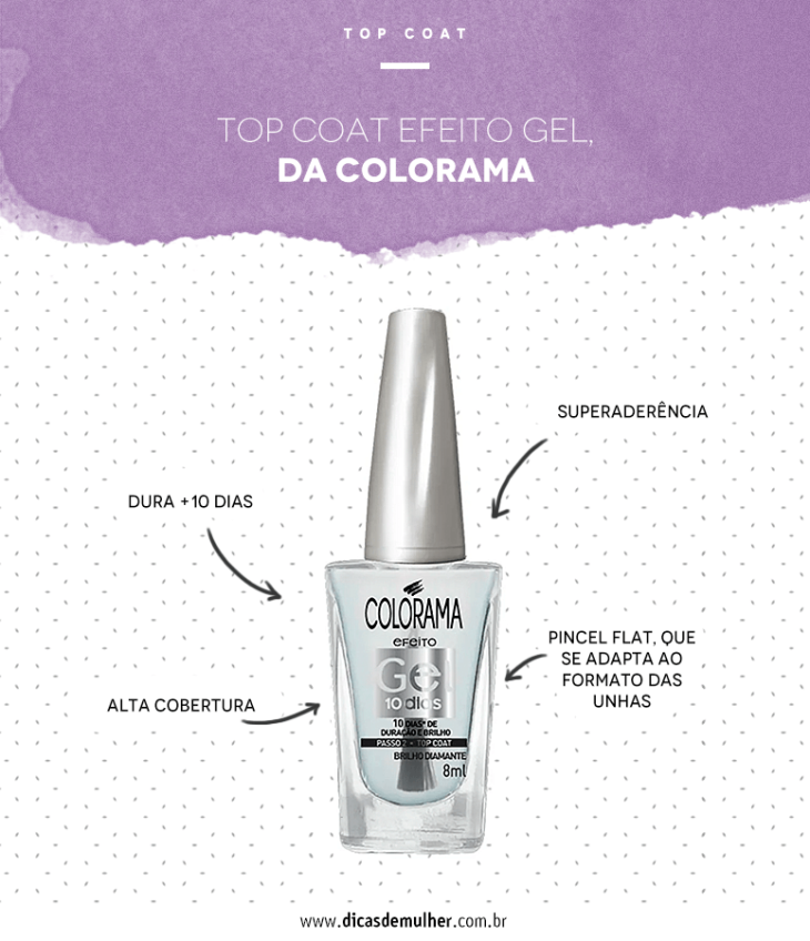 Top coat tipos, como usar e os melhores produtos do mercado