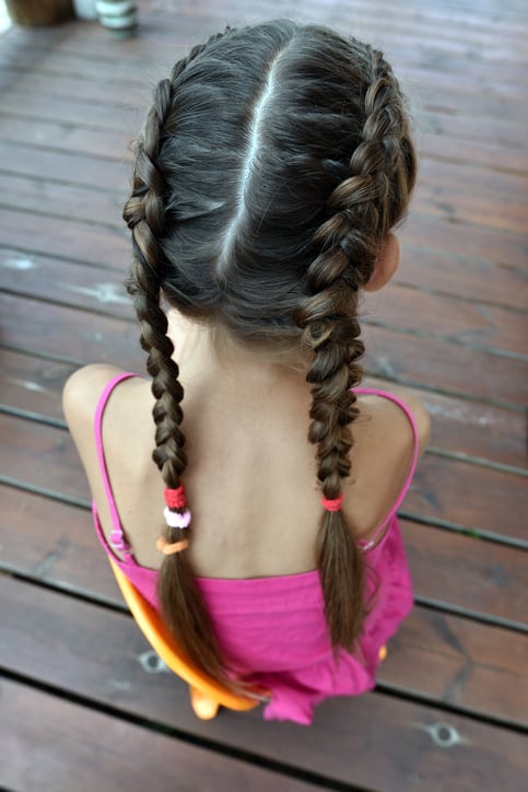 Penteado infantil Formatura ABC. - Salão Toks de Beleza