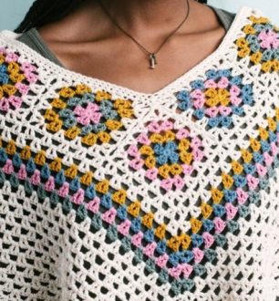 Poncho de crochê: 80 modelos lindos e tutoriais para crochetar o seu já