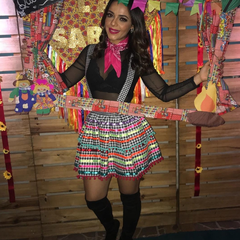 festa junina saia e blusa