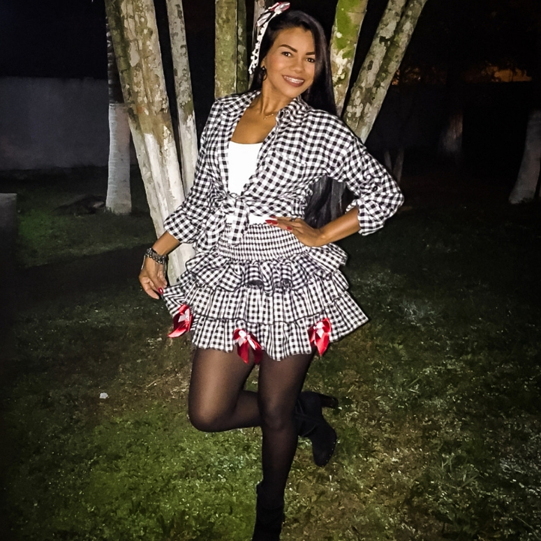 Saia de festa junina: passo a passo e 70 fotos para inspirar seu look –  Mari Carvalho