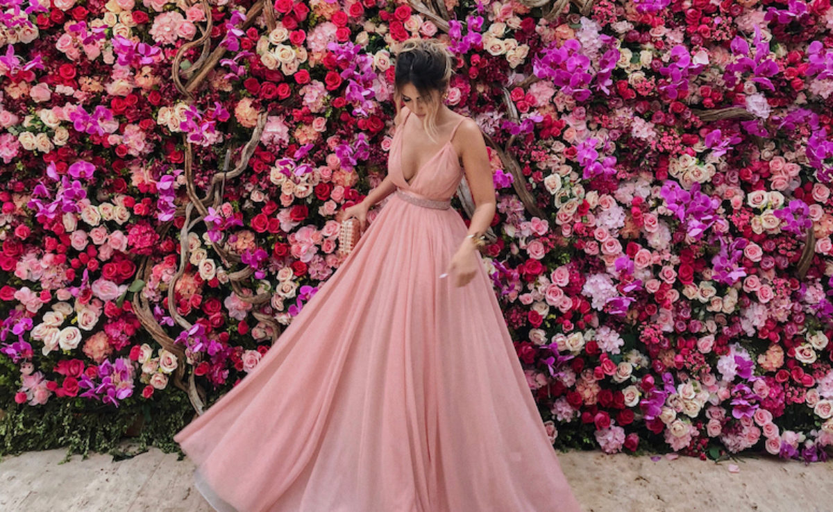 vestido de madrinha de casamento rosa chá