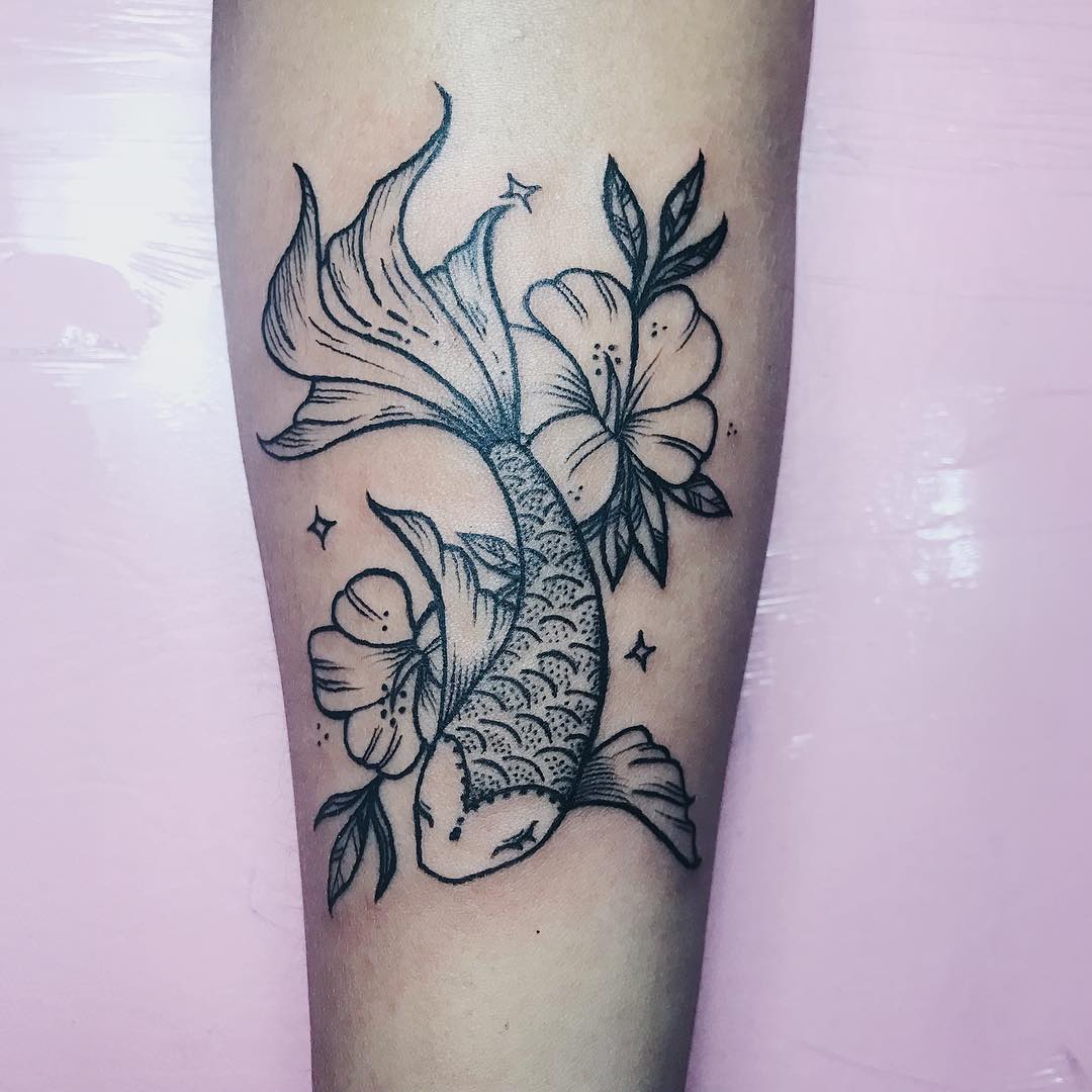 Significado de tatuagens de Carpas (peixe Koi), BlendUp Tattoos