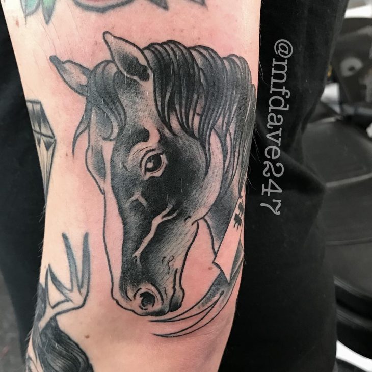 Tatuagem Masculina de Cavalo