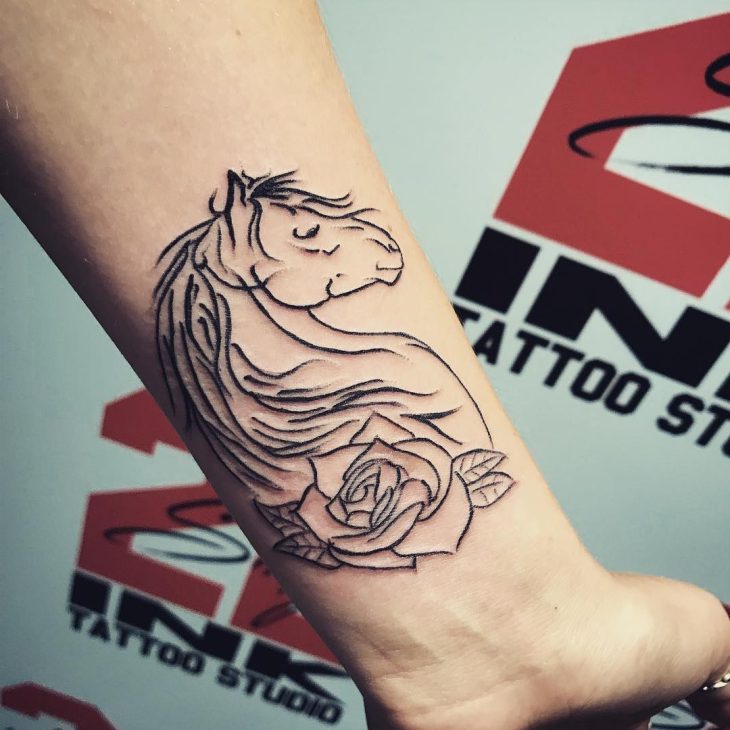 Cavalo xadrez tattoo