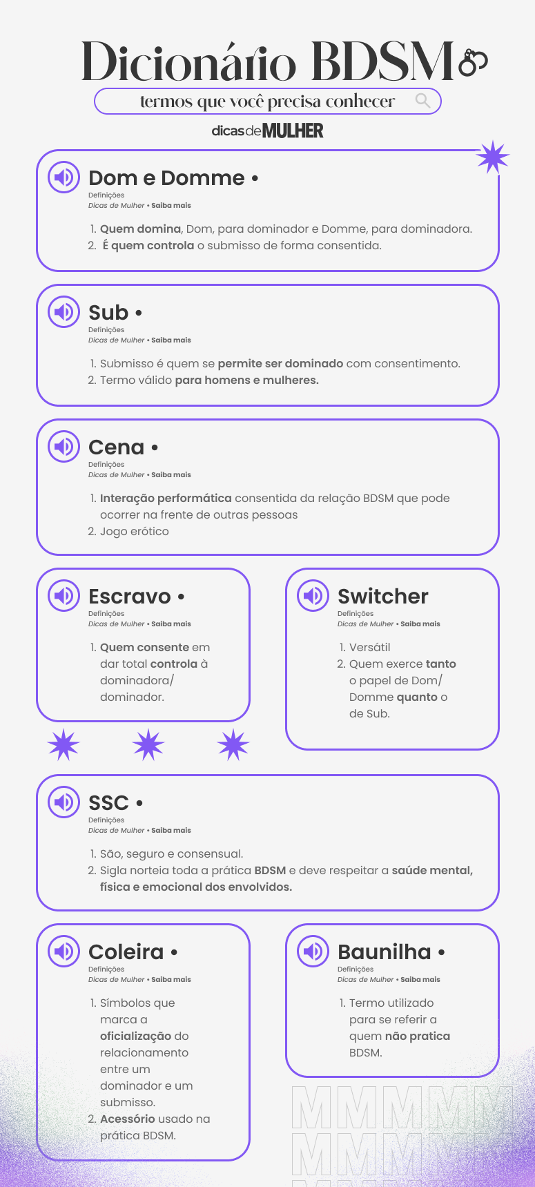 BDSM: o que significa, dicionário, como praticar e mais