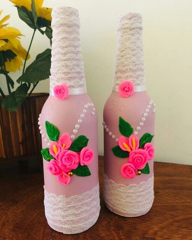Featured image of post Garrafas Decoradas Com Bexigas Para Casamento Fazer garrafas decoradas super f cil